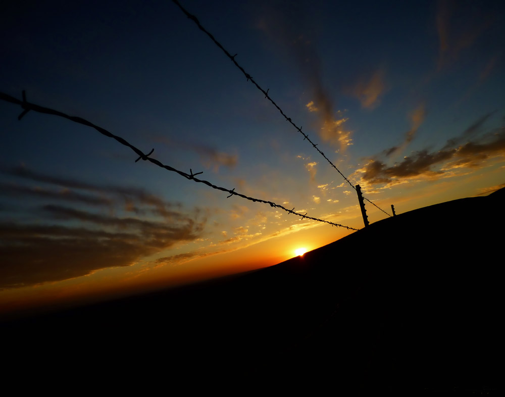 Barbed Wire Sunset - Breckenridge Barbed Wire Sunset - Breckenridge